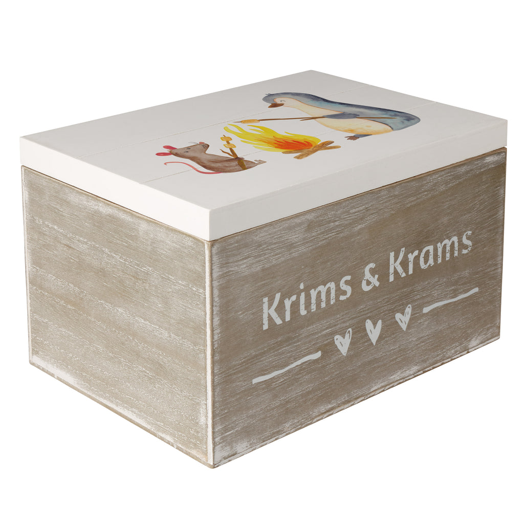 Holzkiste Pinguin Lagerfeuer Pinguin, Maus, Pinguine, Lagerfeuer, Leben, Arbeit, Job, Motivation, Büro, Büroalltag, Lebensspruch, Lebensmotivation, Neustart, Liebe, grillen, Feuer, Marshmallows Holzkiste, Kiste, Schatzkiste, Truhe, Schatulle, XXL,  Erinnerungsbox, Erinnerungskiste, Dekokiste, Aufbewahrungsbox  Pinguin