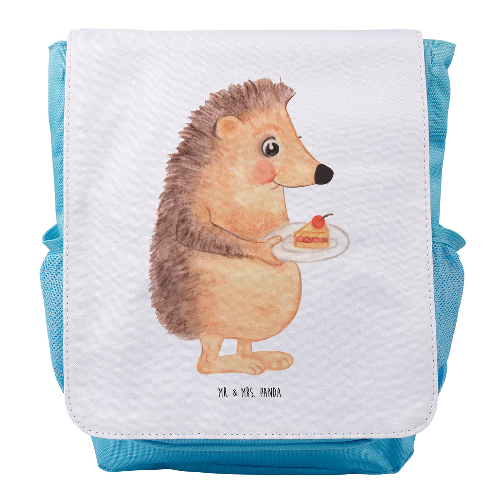 Kinderrucksack Igel mit Kuchenstück Igel, Essen Spruch, Kuchen, Backen Geschenk, Kuchen backen, Einladung Party, Geburtstagskuchen, Torte  Kids, Rucksack, Kinderrucksack  süße Tiermotive, gute Laune, lustige Sprüche, Tiere