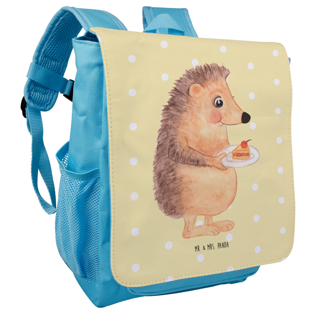 Kinderrucksack Igel mit Kuchenstück Igel, Essen Spruch, Kuchen, Backen Geschenk, Kuchen backen, Einladung Party, Geburtstagskuchen, Torte  Kids, Rucksack, Kinderrucksack  süße Tiermotive, gute Laune, lustige Sprüche, Tiere