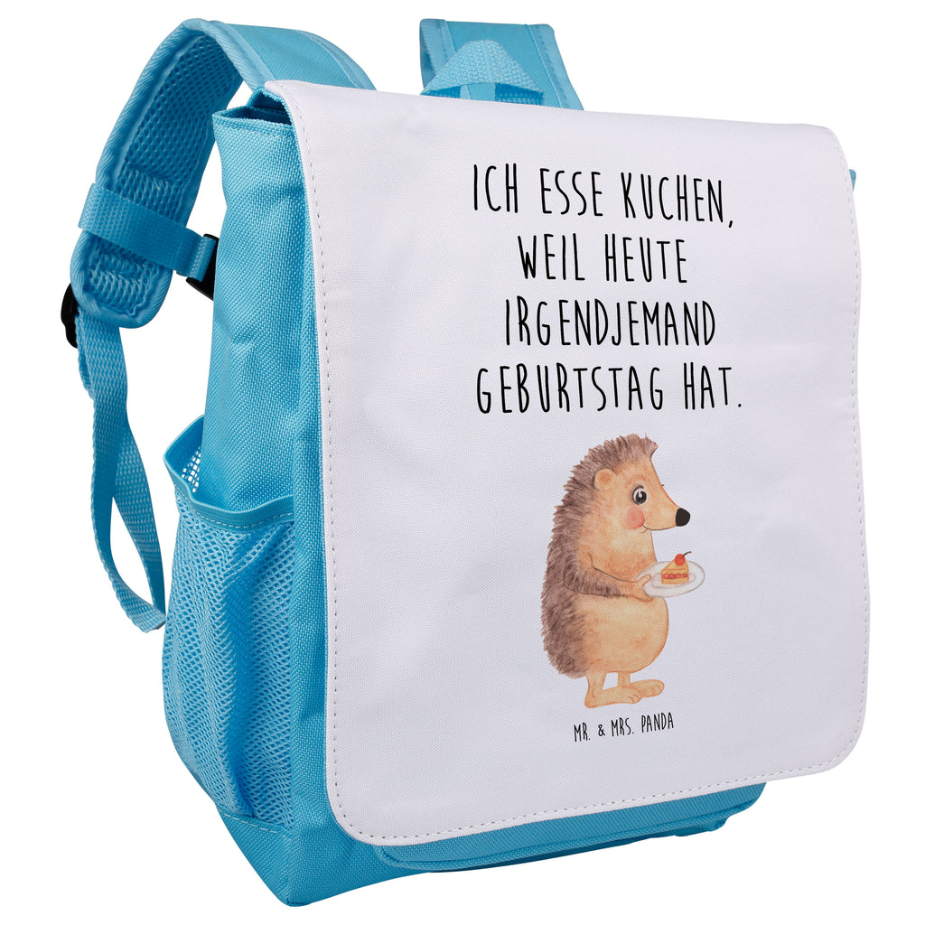 Kinderrucksack Igel mit Kuchenstück Igel, Essen Spruch, Kuchen, Backen Geschenk, Kuchen backen, Einladung Party, Geburtstagskuchen, Torte  Kids, Rucksack, Kinderrucksack  süße Tiermotive, gute Laune, lustige Sprüche, Tiere