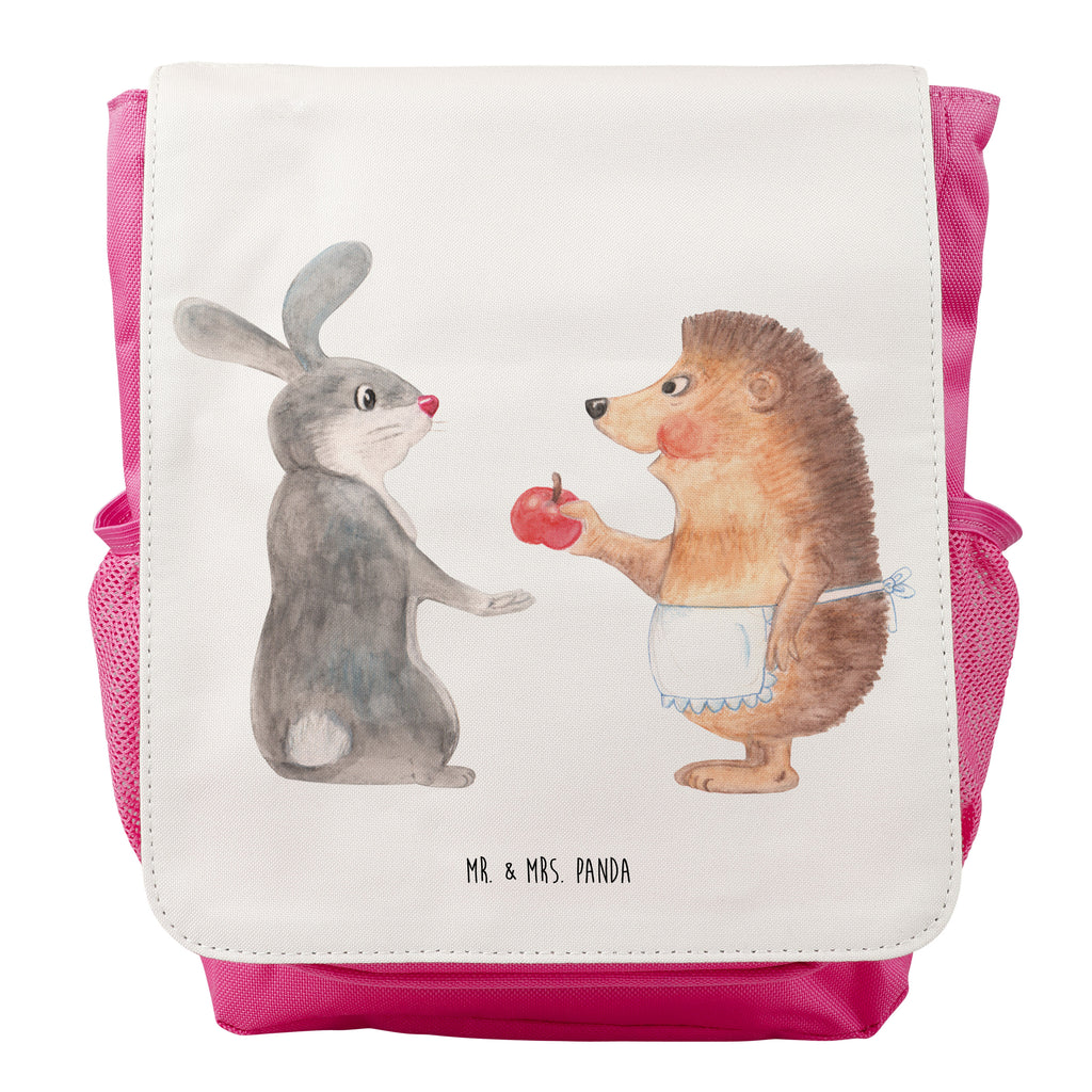 Kinderrucksack Liebe ist nie ohne Schmerz Igel und Hase, Igel, Hase, Liebe Spruch, Liebeskummer Geschenk, Herzschmerz, Trösten, Trennungsschmerz, Spruch romantisch Kids, Rucksack, Kinderrucksack  süße Tiermotive, gute Laune, lustige Sprüche, Tiere