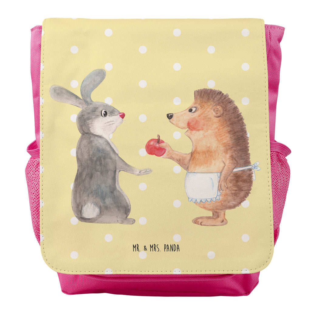 Kinderrucksack Liebe ist nie ohne Schmerz Igel und Hase, Igel, Hase, Liebe Spruch, Liebeskummer Geschenk, Herzschmerz, Trösten, Trennungsschmerz, Spruch romantisch Kids, Rucksack, Kinderrucksack  süße Tiermotive, gute Laune, lustige Sprüche, Tiere