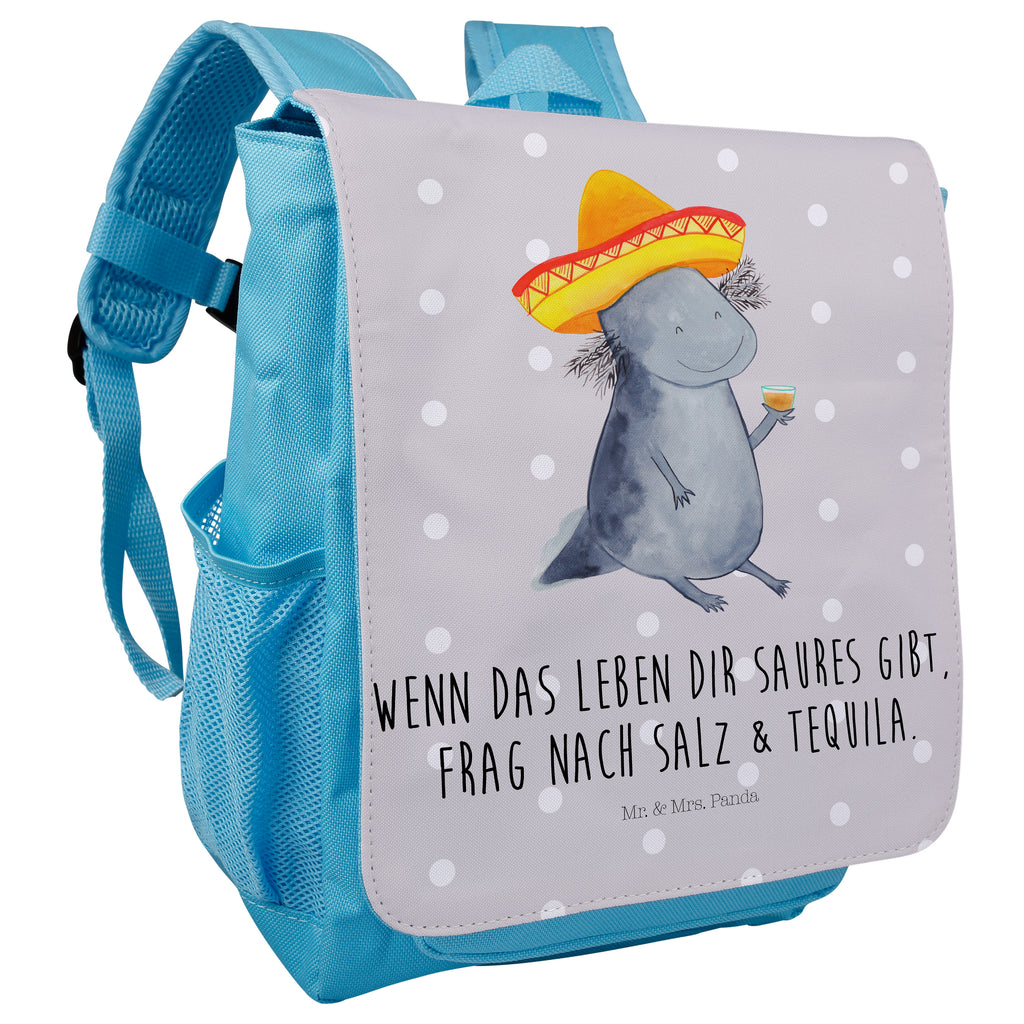 Kinderrucksack Axolotl Tequila Axolotl, Mexico, Mexiko, Sombrero, Zitrone, Tequila, Motivation, Spruch, Schwanzlurch, Lurch, Lurche, Axolot, Feuerdrache, Feuersalamander Kids, Rucksack, Kinderrucksack  Axolotl, Molch