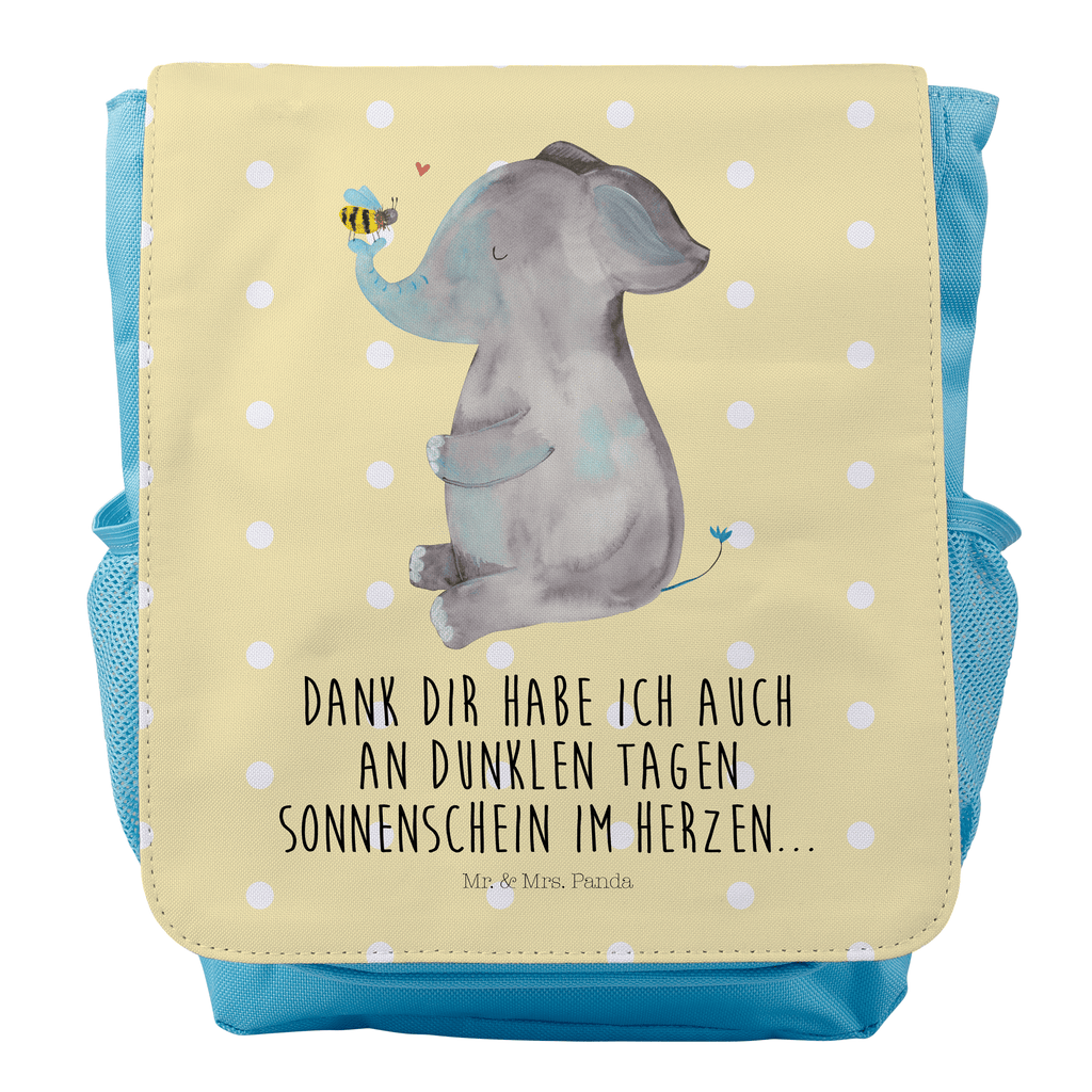 Kinderrucksack Elefant & Biene Elefant, Biene, Liebe, Liebesbeweis, Jahrestag, Liebesgeschenk, Heiratsantrag, Hochzeitsgeschenk, Liebesspruch Kids, Rucksack, Kinderrucksack  süße Tiermotive, gute Laune, lustige Sprüche, Tiere
