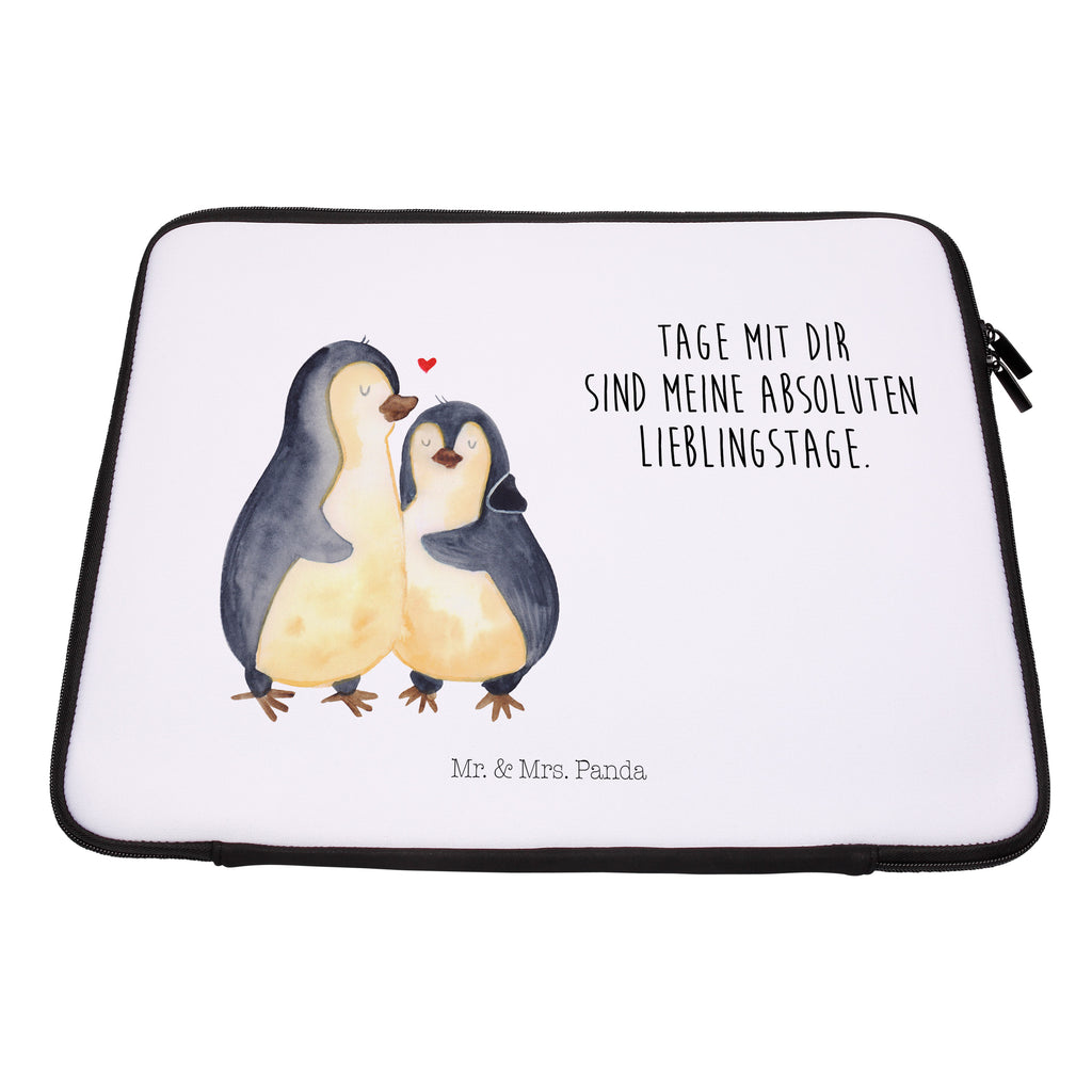 27 x 36 Notebook Tasche  Pinguin umarmend