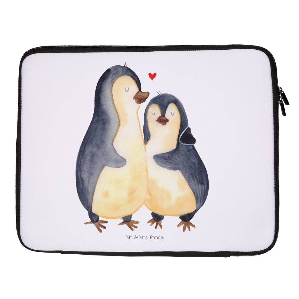 27 x 36 Notebook Tasche  Pinguin umarmend