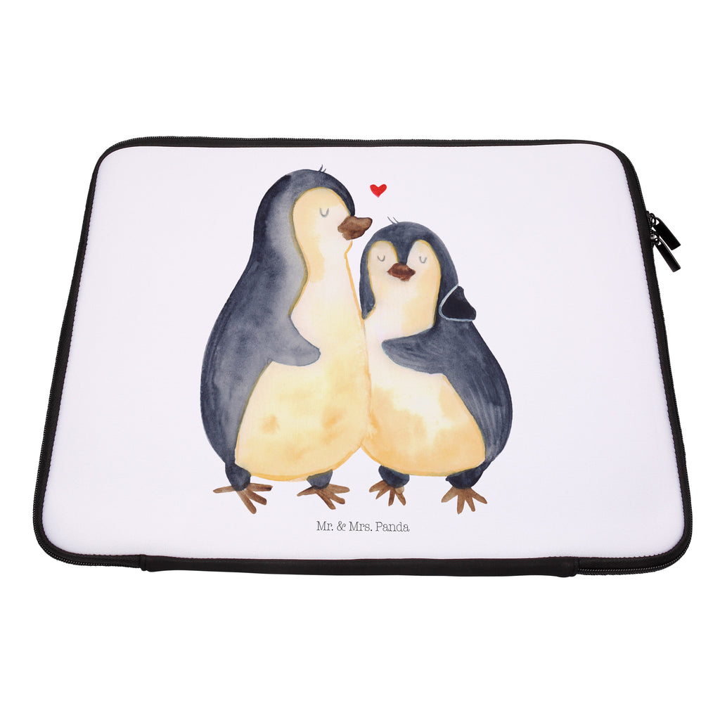 27 x 36 Notebook Tasche  Pinguin umarmend