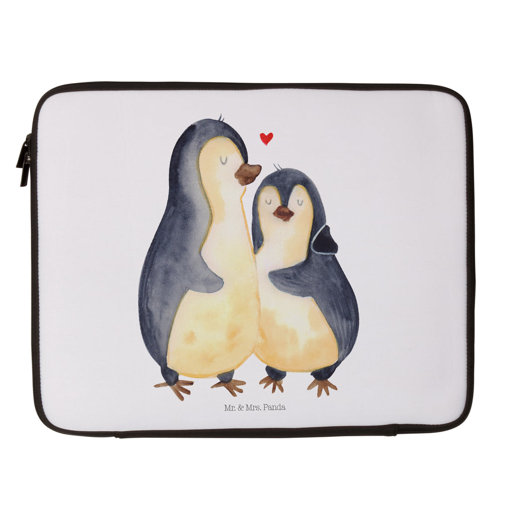 27 x 36 Notebook Tasche  Pinguin umarmend