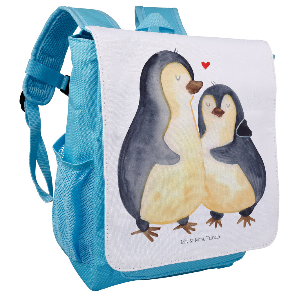 Kinderrucksack Pinguin umarmend Pinguin, Liebe, Liebespaar, Liebesbeweis, Liebesgeschenk, Verlobung, Jahrestag, Hochzeitstag, Hochzeit, Hochzeitsgeschenk Kids, Rucksack, Kinderrucksack  Pinguin