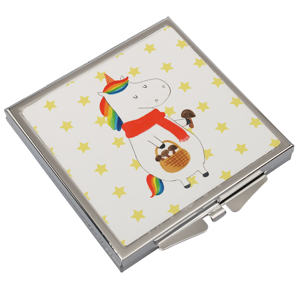 Handtaschenspiegel quadratisch Einhorn Pilz Einhörner, Unicorn, Einhorn, Pilze, Pilzsammler, Motivation, Spruch, Liebeskummer Spiegel, Handtasche, Quadrat, silber, schminken, Schminkspiegel  Einhorn, Einhörner, Einhorn Deko, Pegasus, Unicorn