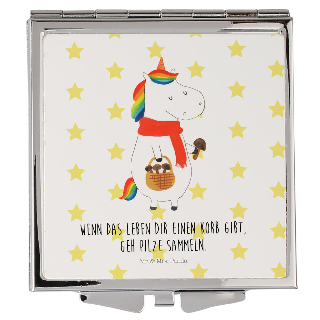 Handtaschenspiegel quadratisch Einhorn Pilz Einhörner, Unicorn, Einhorn, Pilze, Pilzsammler, Motivation, Spruch, Liebeskummer Spiegel, Handtasche, Quadrat, silber, schminken, Schminkspiegel  Einhorn, Einhörner, Einhorn Deko, Pegasus, Unicorn