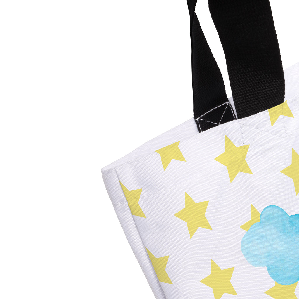 Shopper Einhorn verliebt auf Wolke Beutel, Einkaufstasche, Tasche, Strandtasche, Einkaufsbeutel, Shopper, Schultasche, Freizeittasche, Tragebeutel, Schulbeutel, Alltagstasche, Einhorn, Einhörner, Einhorn Deko, Pegasus, Unicorn, verliebt, Liebe, Liebesbeweis, Freundin, Wolke