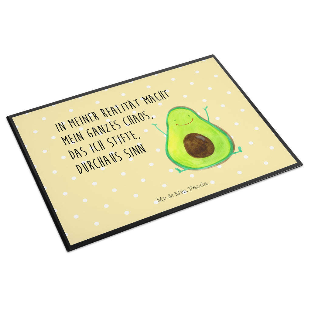 Schreibtischunterlage Avocado Happy Schreibunterlage, Schreibtischauflage, Bürobedarf, Büroartikel, Schreibwaren, Schreibtisch Unterlagen, Schreibtischunterlage Groß, Avocado, Veggie, Vegan, Gesund, Chaos