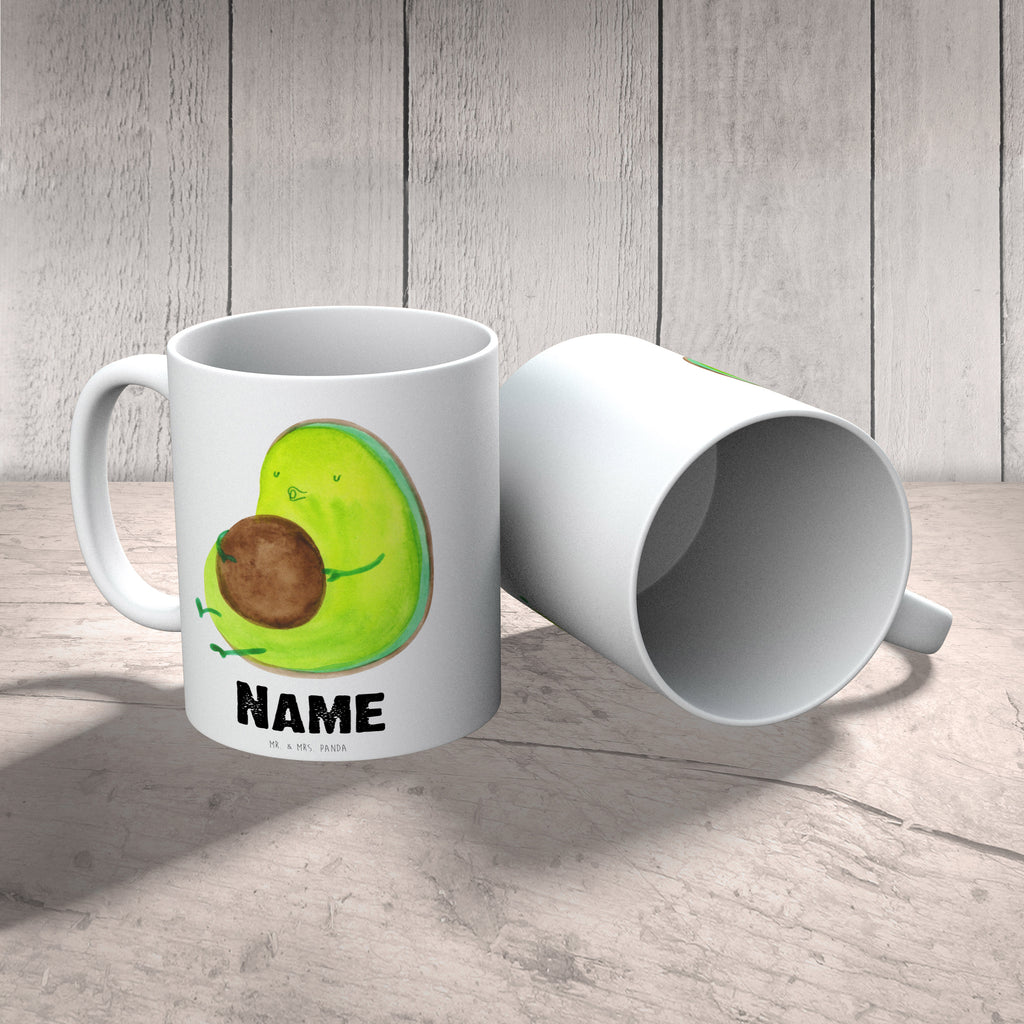 Personalisierte Tasse Avocado pfeift Personalisierte Tasse, Namenstasse, Wunschname, Personalisiert, Tasse, Namen, Drucken, Tasse mit Namen, Avocado, Veggie, Vegan, Gesund, Diät, Abnehmen, Ernährung, dick sein, Pummelfee