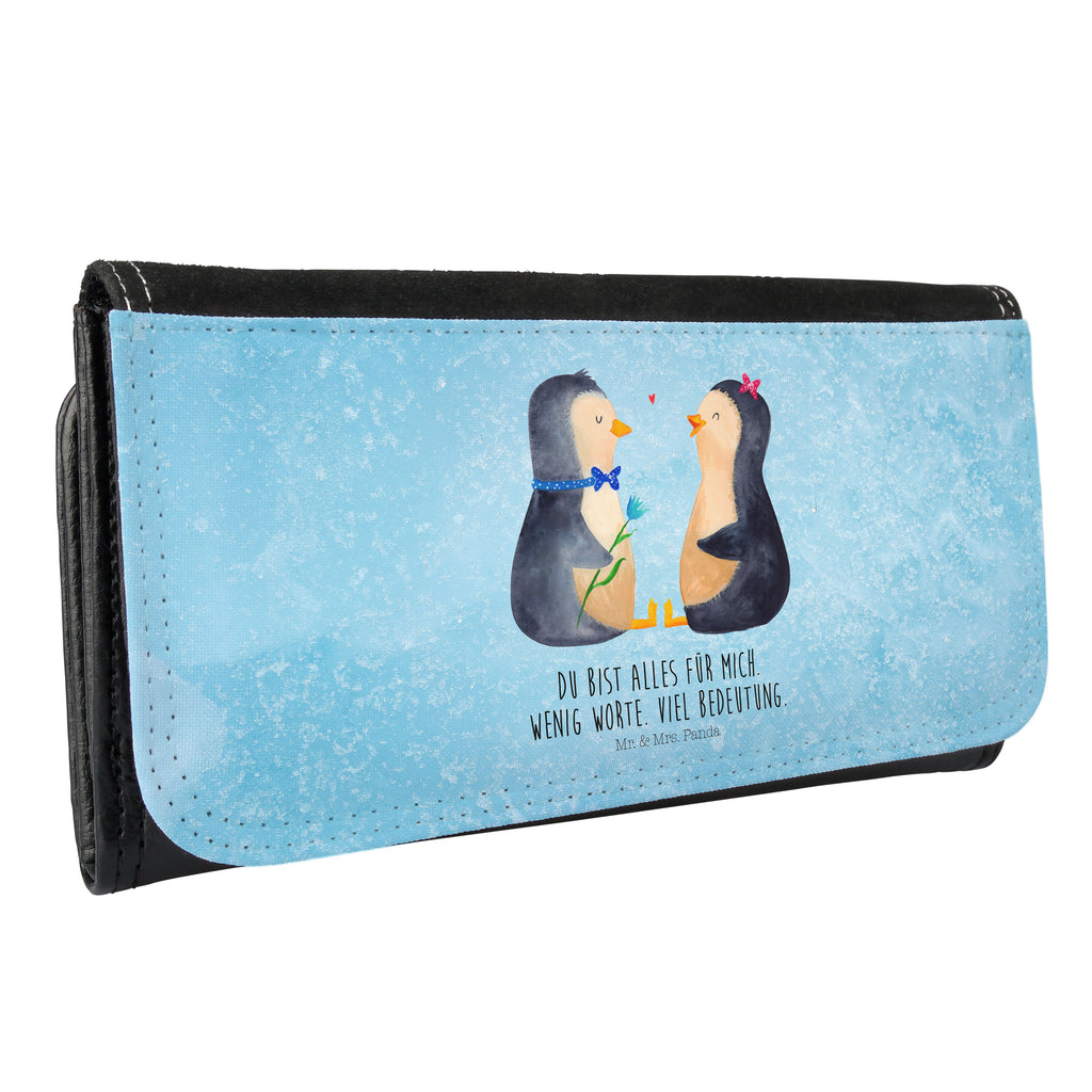 Damen Portemonnaie Pinguin Pärchen Pinguin, Pinguine, Liebe, Liebespaar, Liebesbeweis, Liebesgeschenk, Verlobung, Jahrestag, Hochzeitstag, Hochzeit, Hochzeitsgeschenk, große Liebe, Traumpaar Portemonnaie, Portemonee, Geldbörse, Damen, Groß, XXL, Geldbeutel, Portemonnaies  Pinguin