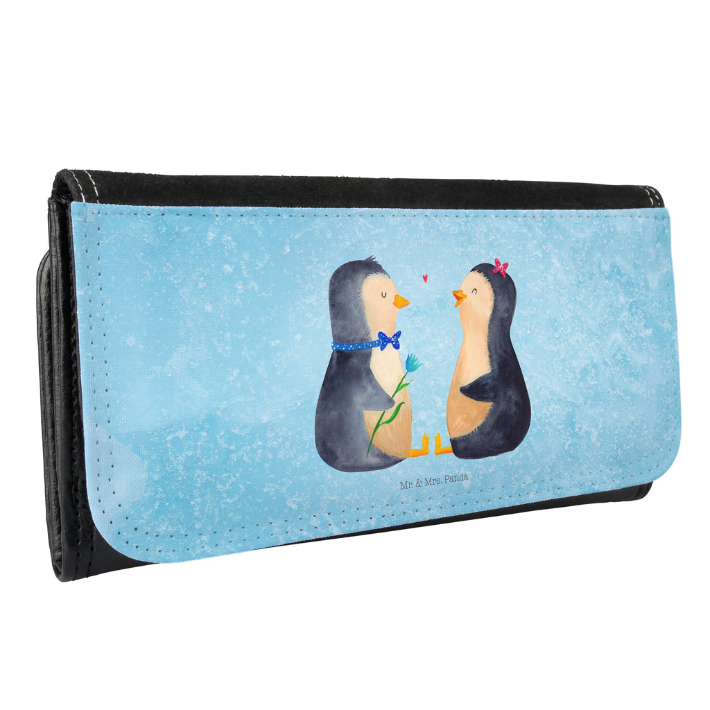 Damen Portemonnaie Pinguin Pärchen Pinguin, Pinguine, Liebe, Liebespaar, Liebesbeweis, Liebesgeschenk, Verlobung, Jahrestag, Hochzeitstag, Hochzeit, Hochzeitsgeschenk, große Liebe, Traumpaar Portemonnaie, Portemonee, Geldbörse, Damen, Groß, XXL, Geldbeutel, Portemonnaies  Pinguin