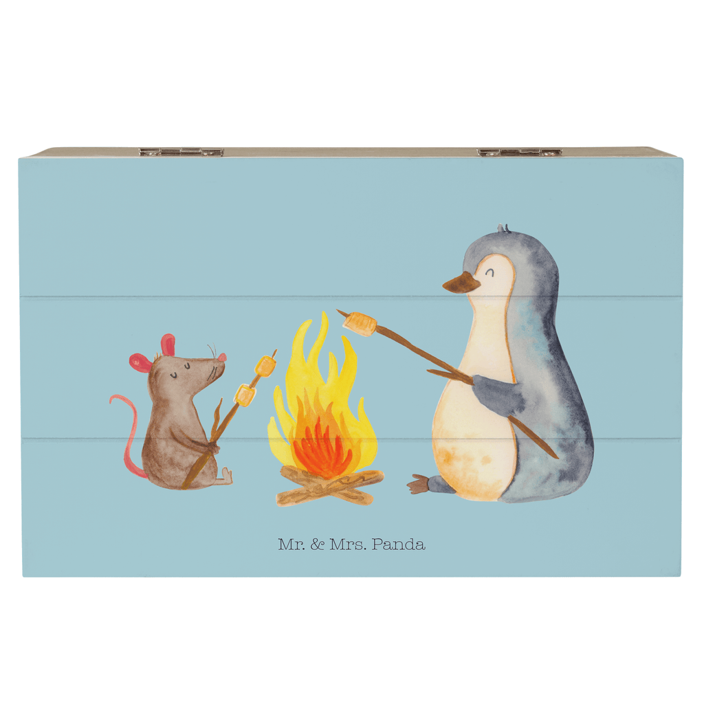 Holzkiste Pinguin Lagerfeuer Pinguin, Maus, Pinguine, Lagerfeuer, Leben, Arbeit, Job, Motivation, Büro, Büroalltag, Lebensspruch, Lebensmotivation, Neustart, Liebe, grillen, Feuer, Marshmallows Holzkiste, Kiste, Schatzkiste, Truhe, Schatulle, XXL,  Erinnerungsbox, Erinnerungskiste, Dekokiste, Aufbewahrungsbox  Pinguin