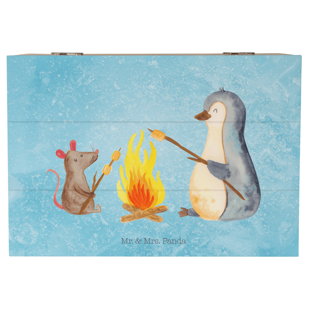 Holzkiste Pinguin Lagerfeuer Pinguin, Maus, Pinguine, Lagerfeuer, Leben, Arbeit, Job, Motivation, Büro, Büroalltag, Lebensspruch, Lebensmotivation, Neustart, Liebe, grillen, Feuer, Marshmallows Holzkiste, Kiste, Schatzkiste, Truhe, Schatulle, XXL,  Erinnerungsbox, Erinnerungskiste, Dekokiste, Aufbewahrungsbox  Pinguin