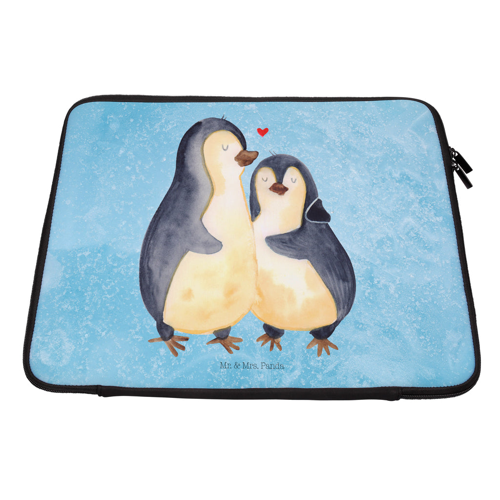 27 x 36 Notebook Tasche  Pinguin umarmend