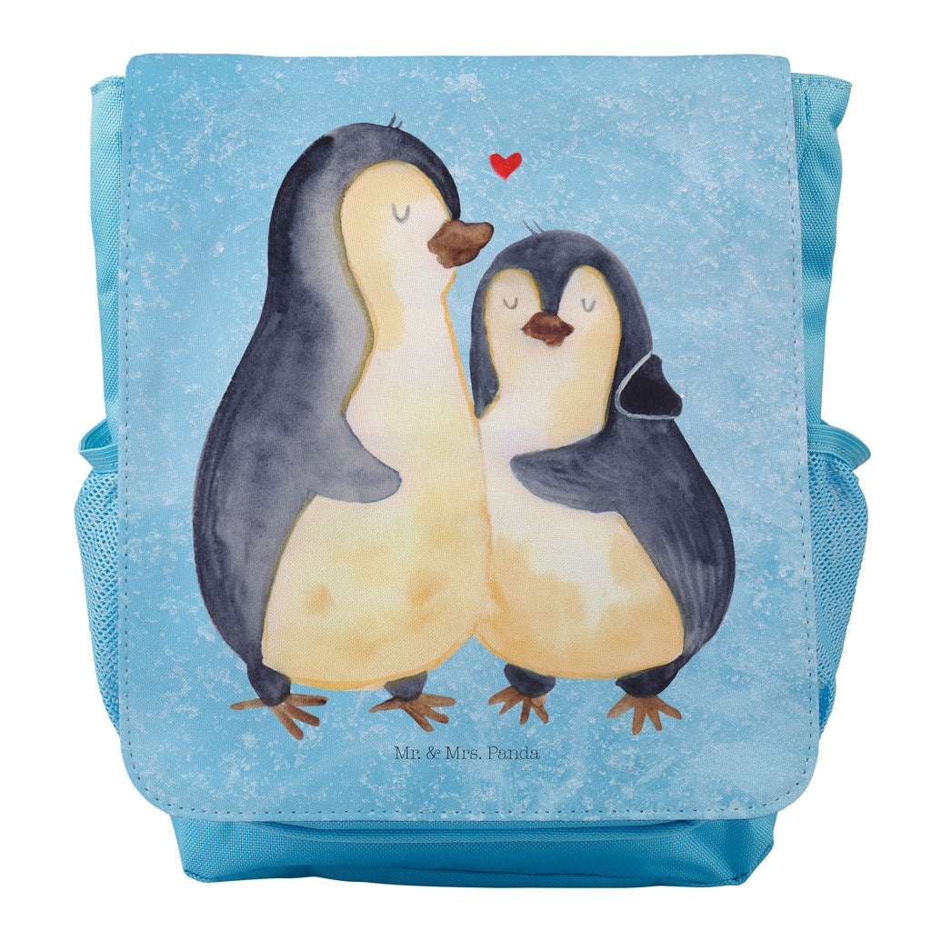 Kinderrucksack Pinguin umarmend Pinguin, Liebe, Liebespaar, Liebesbeweis, Liebesgeschenk, Verlobung, Jahrestag, Hochzeitstag, Hochzeit, Hochzeitsgeschenk Kids, Rucksack, Kinderrucksack  Pinguin