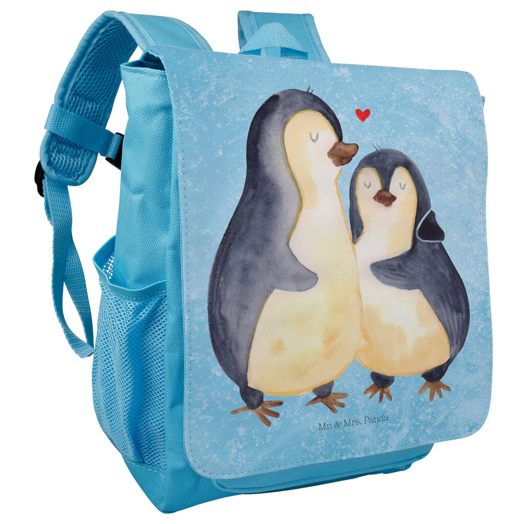 Kinderrucksack Pinguin umarmend Pinguin, Liebe, Liebespaar, Liebesbeweis, Liebesgeschenk, Verlobung, Jahrestag, Hochzeitstag, Hochzeit, Hochzeitsgeschenk Kids, Rucksack, Kinderrucksack  Pinguin