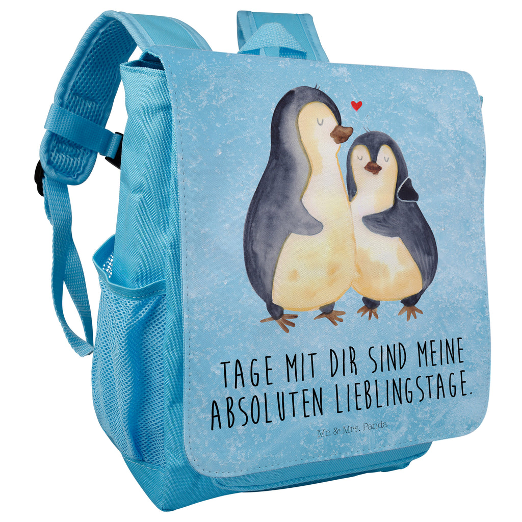 Kinderrucksack Pinguin umarmend Pinguin, Liebe, Liebespaar, Liebesbeweis, Liebesgeschenk, Verlobung, Jahrestag, Hochzeitstag, Hochzeit, Hochzeitsgeschenk Kids, Rucksack, Kinderrucksack  Pinguin
