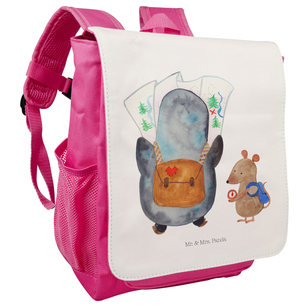 Kinderrucksack Pinguin & Maus Wanderer Pinguin, Pinguine, Abenteurer, Abenteuer, Roadtrip, Ausflug, Wanderlust, wandern Kids, Rucksack, Kinderrucksack  Pinguin