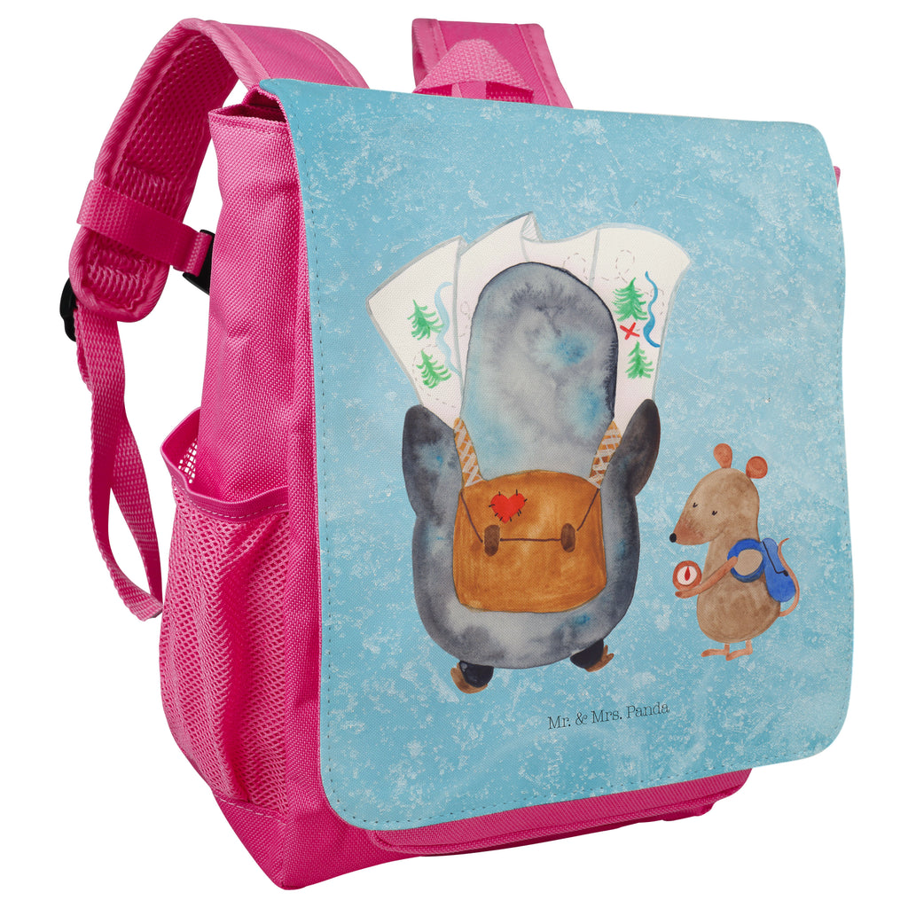 Kinderrucksack Pinguin & Maus Wanderer Pinguin, Pinguine, Abenteurer, Abenteuer, Roadtrip, Ausflug, Wanderlust, wandern Kids, Rucksack, Kinderrucksack  Pinguin