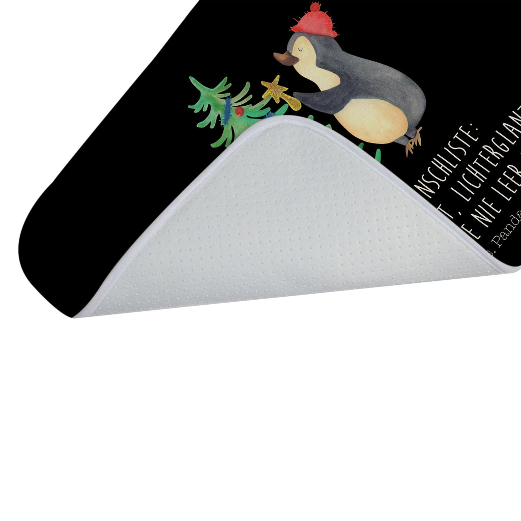 Badvorleger Pinguin Weihnachtsbaum Badematte, Badteppich, Duschvorleger, Badezimmerteppich, Badezimmermatte, Badvorleger, Duschmatte, Duschteppich, Winter, Weihnachten, Weihnachtsdeko, Nikolaus, Advent, Heiligabend, Wintermotiv, Pinguin