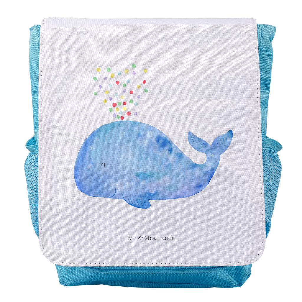 Kinderrucksack Wal Konfetti Wal, Konfetti, Wale, Motivation, Neuanfang, Trennung, Diät, Abnehmen, Neustart, Lebensabschnitt, Geburtstag,  Kids, Rucksack, Kinderrucksack, Kinder Rucksack, Rucksack Kindergröße, Kleiner Rucksack  Meerestiere, Meer, Urlaub