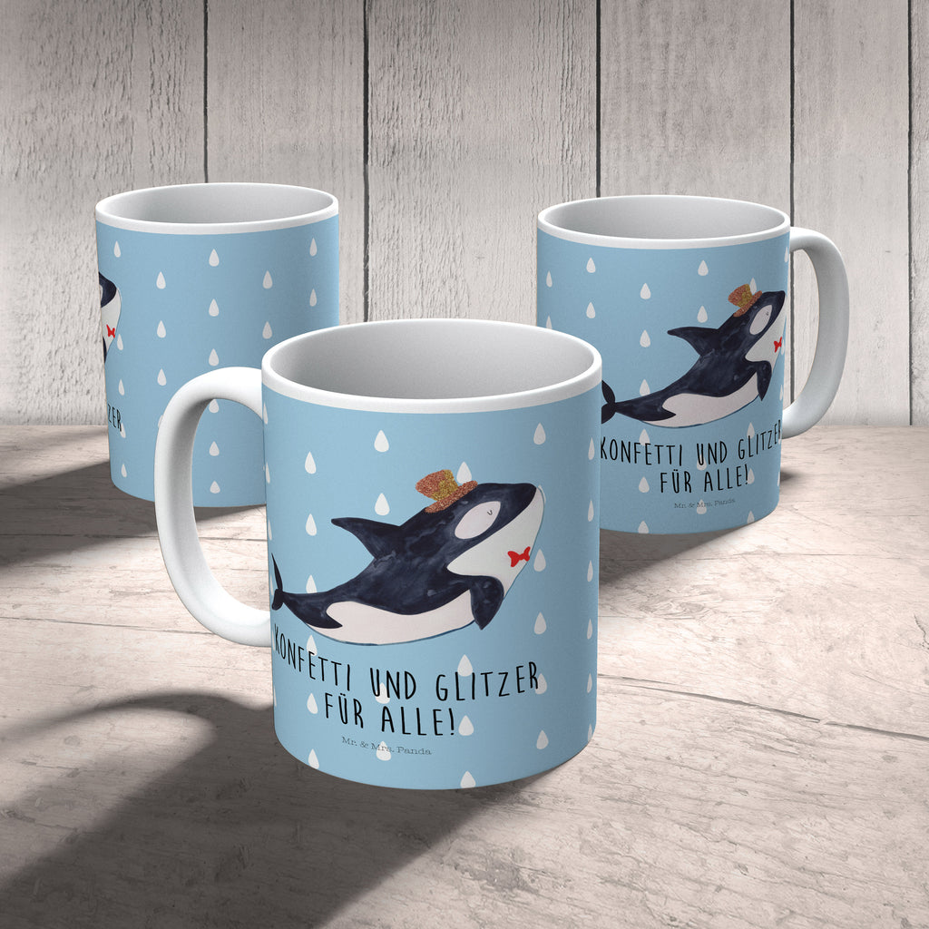 Kindertasse Orca Zylinder Kunststoff Tasse, Kindergarten, Tasse, Trinkbecher, Camping Becher, Kaffeetasse, Kunststoffbecher, Kindergartenbecher, Outdoorgeschirr, Kunststoffgeschirr, Reisebecher, Reisetasse, Kinderbecher, Meerestiere, Meer, Urlaub, Narwal, Glitter, Konfetti, Glitzer, Geburtstag, Feier, Fete, Fest, Glückwunsch, Orca