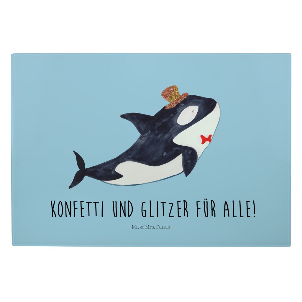 Glasschneidebrett Orca Zylinder