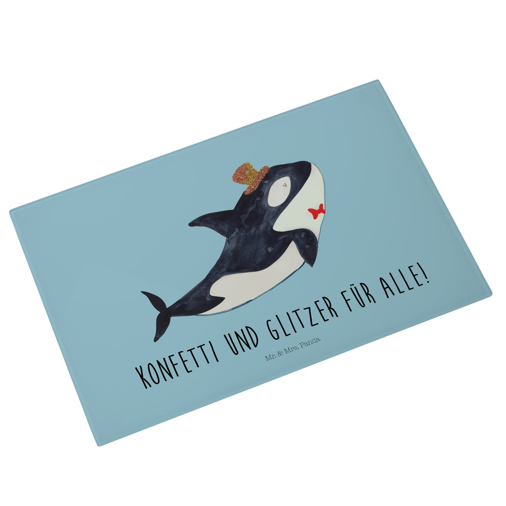 Glasschneidebrett Orca Zylinder