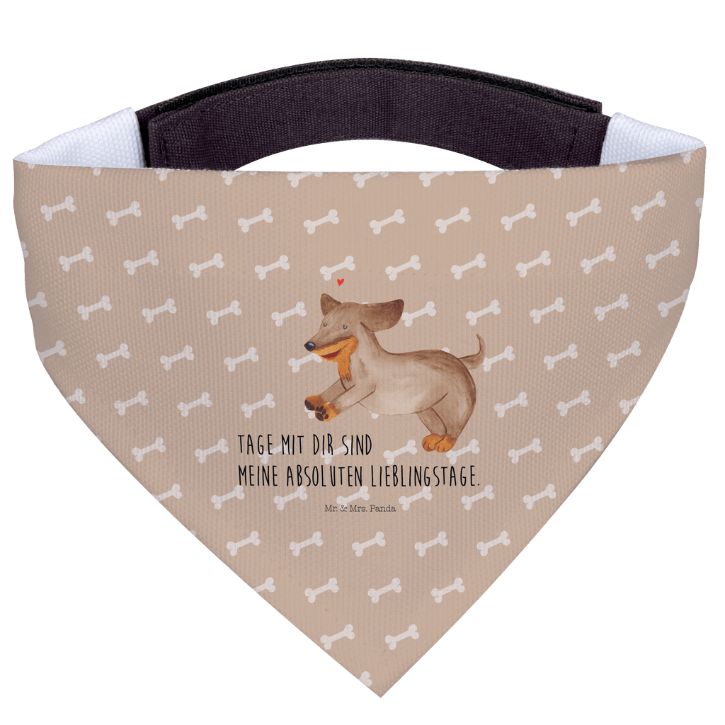 Hundehalstuch Hund Dackel fröhlich