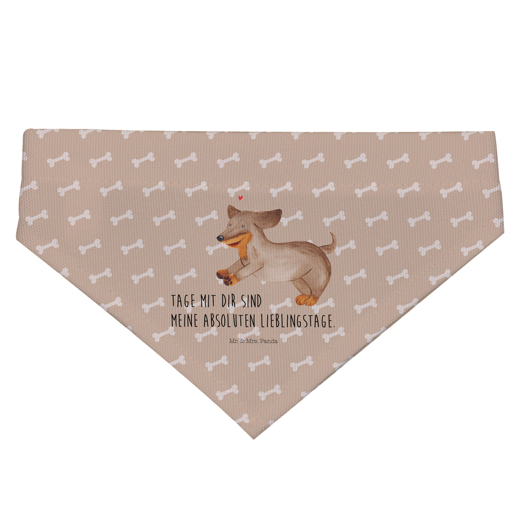 Hundehalstuch Hund Dackel fröhlich