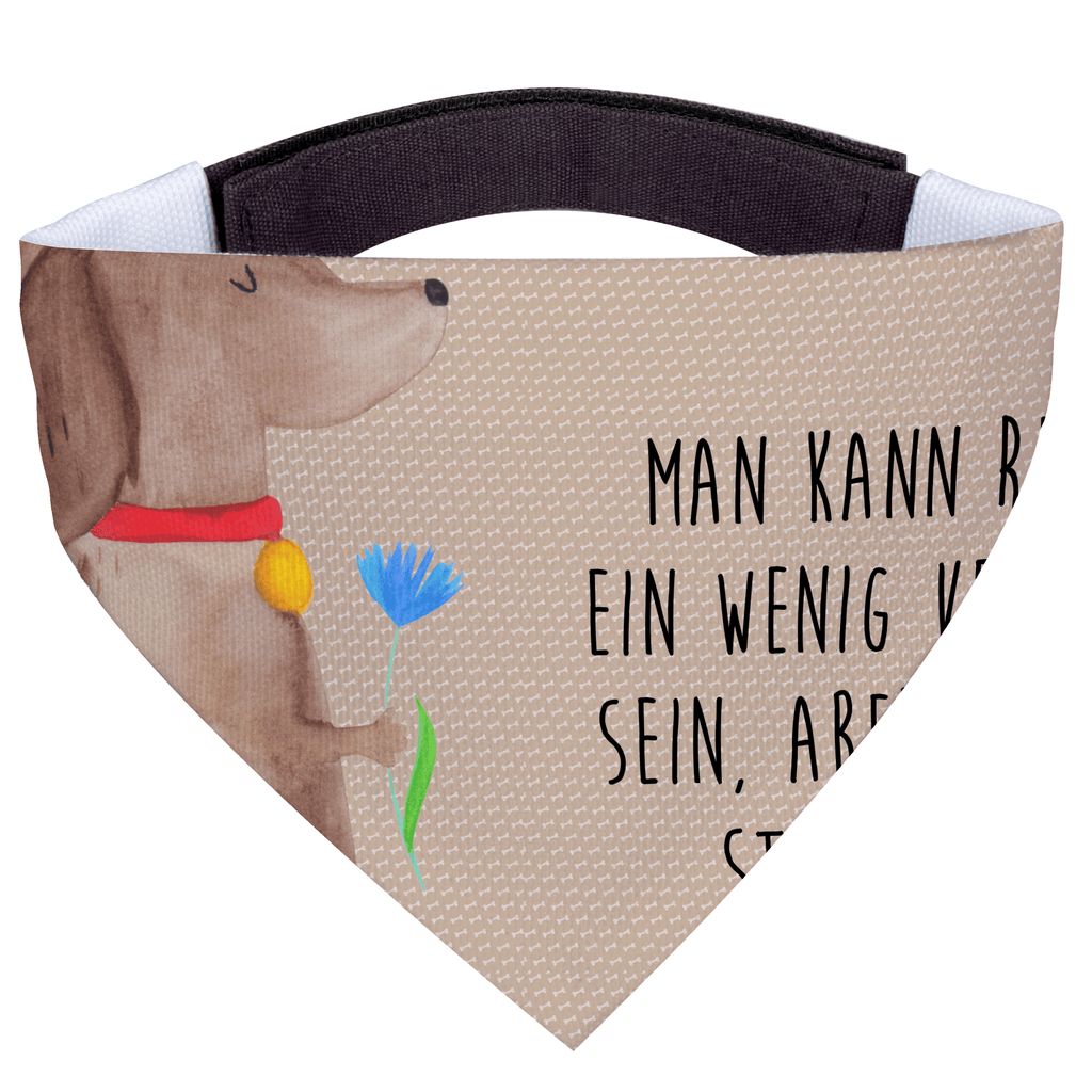 Hundehalstuch Hund Blume