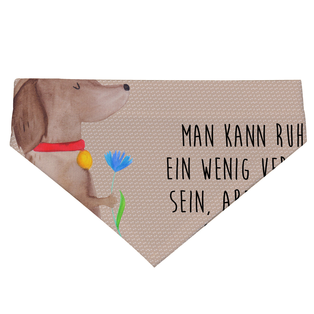 Hundehalstuch Hund Blume