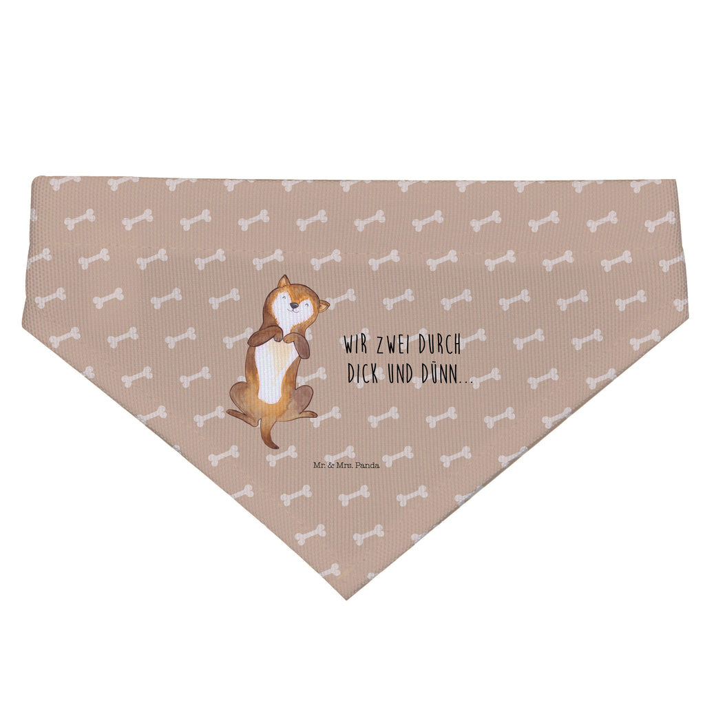 Hundehalstuch Hund Bauchkraulen
