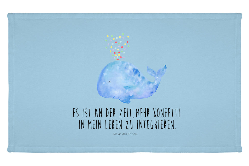 Handtuch Wal Konfetti