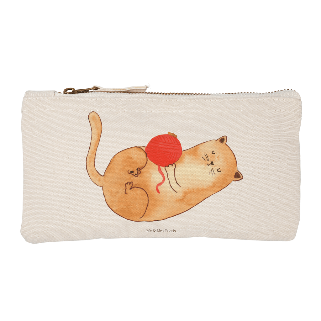 Schminktasche Katzen Wollknäul