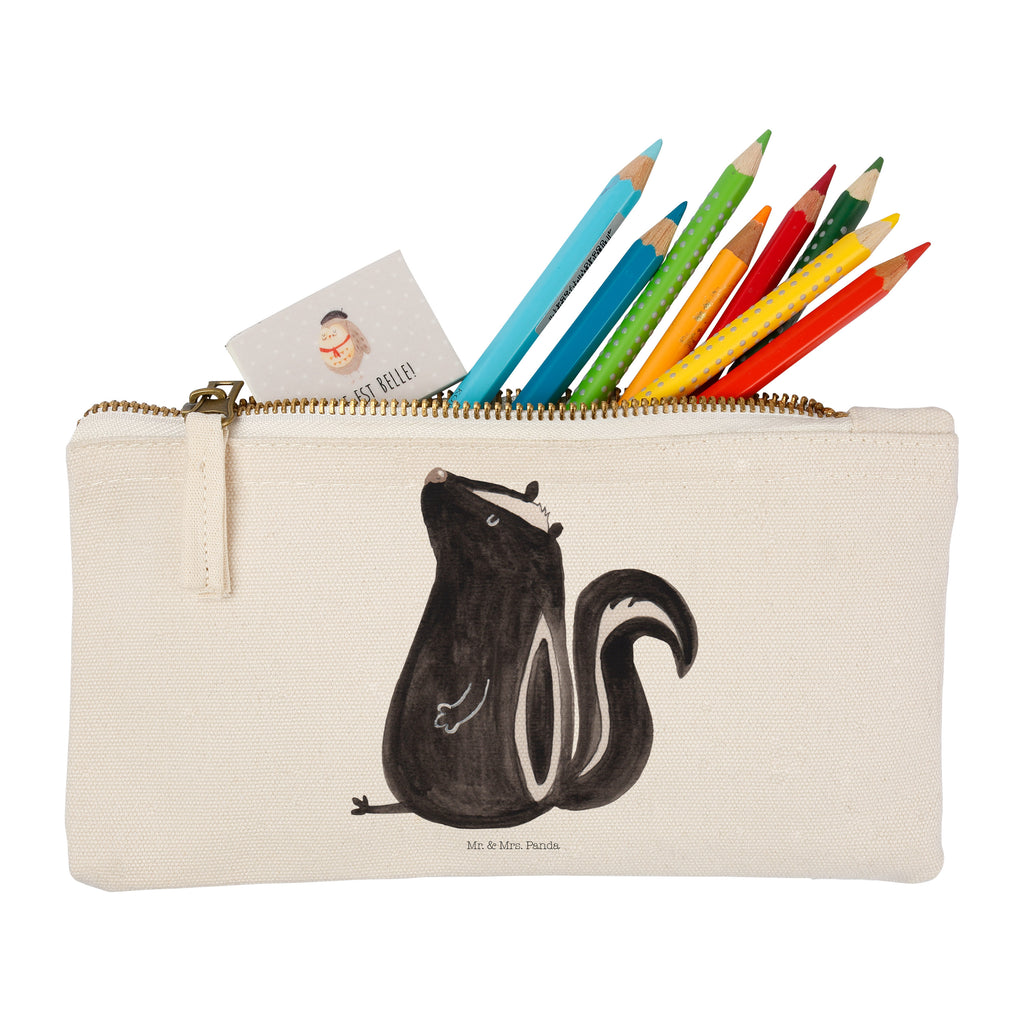 Schminktasche Stinktier sitzend