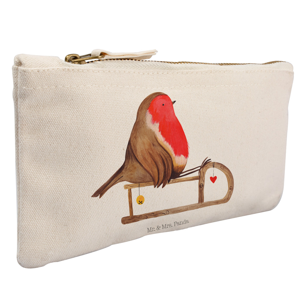 Schminktasche Rotkehlchen Schlitten