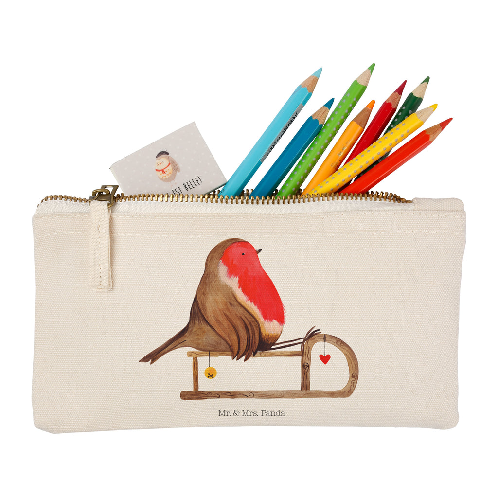 Schminktasche Rotkehlchen Schlitten