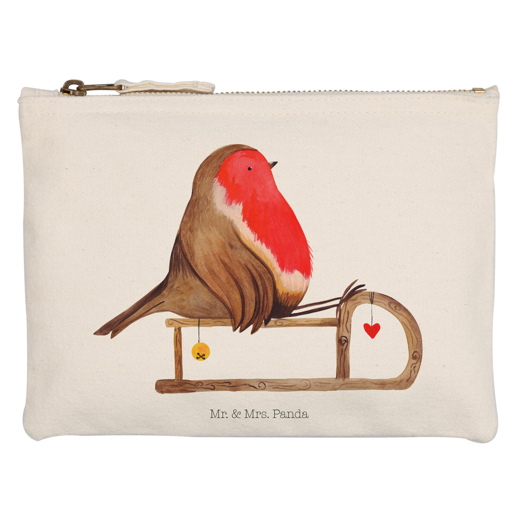 Schminktasche Rotkehlchen Schlitten