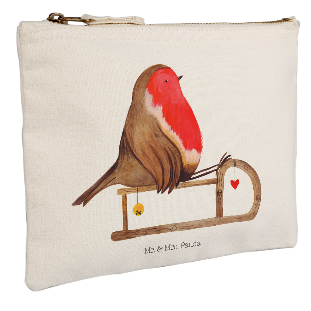 Schminktasche Rotkehlchen Schlitten