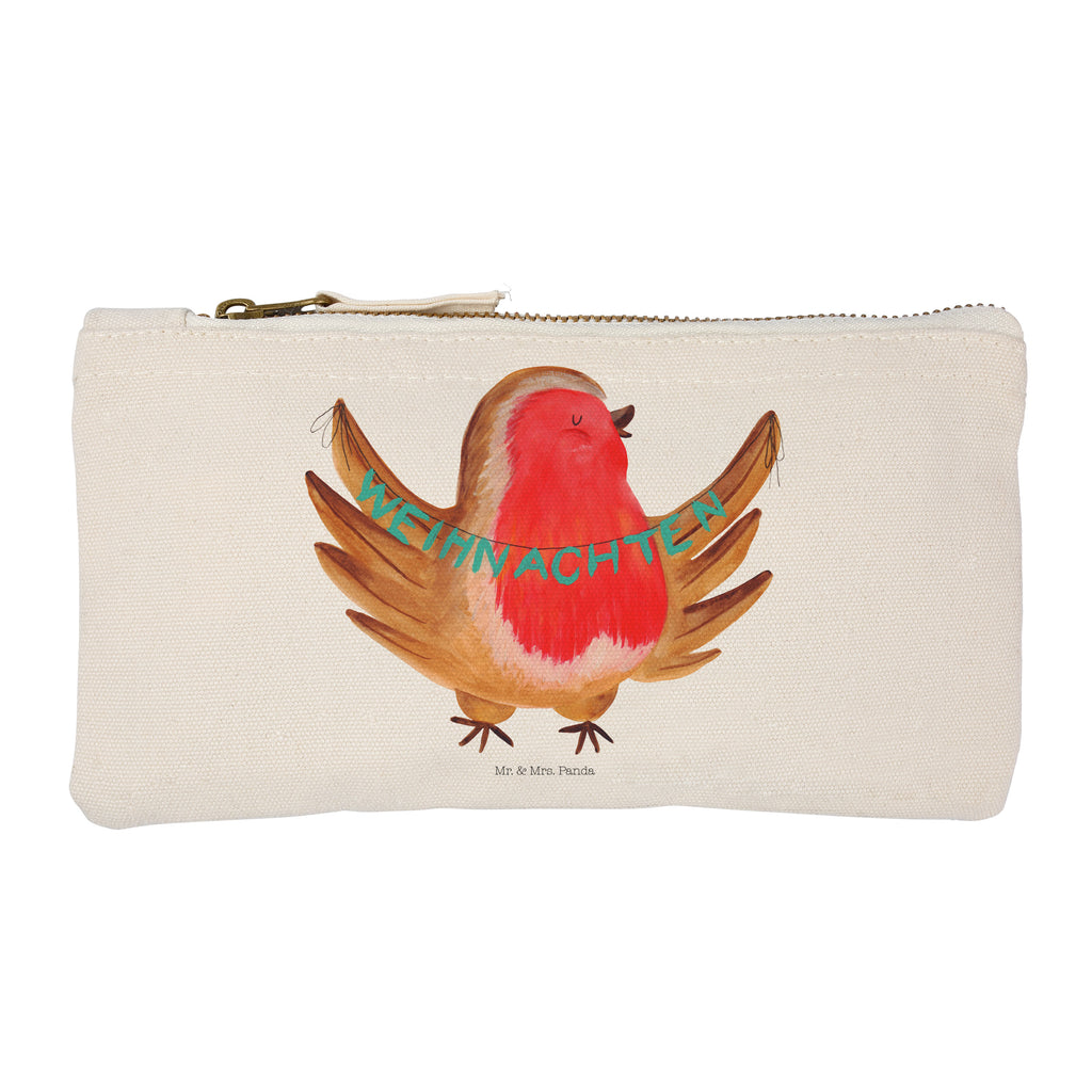 Schminktasche Rotkehlchen Weihnachten