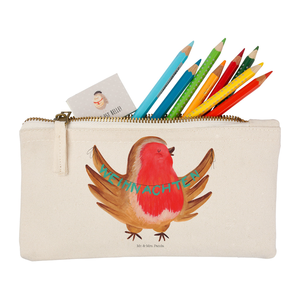 Schminktasche Rotkehlchen Weihnachten