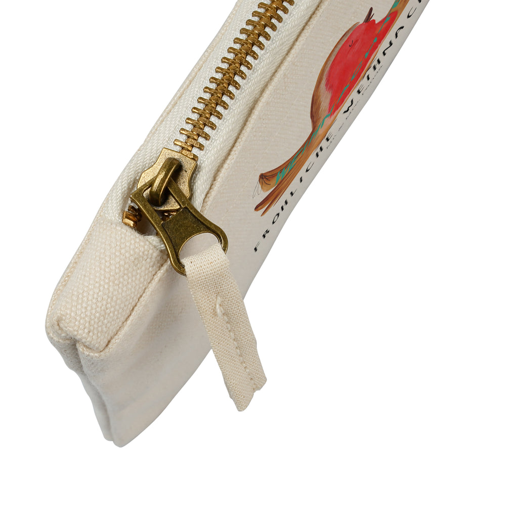 Schminktasche Rotkehlchen Weihnachten