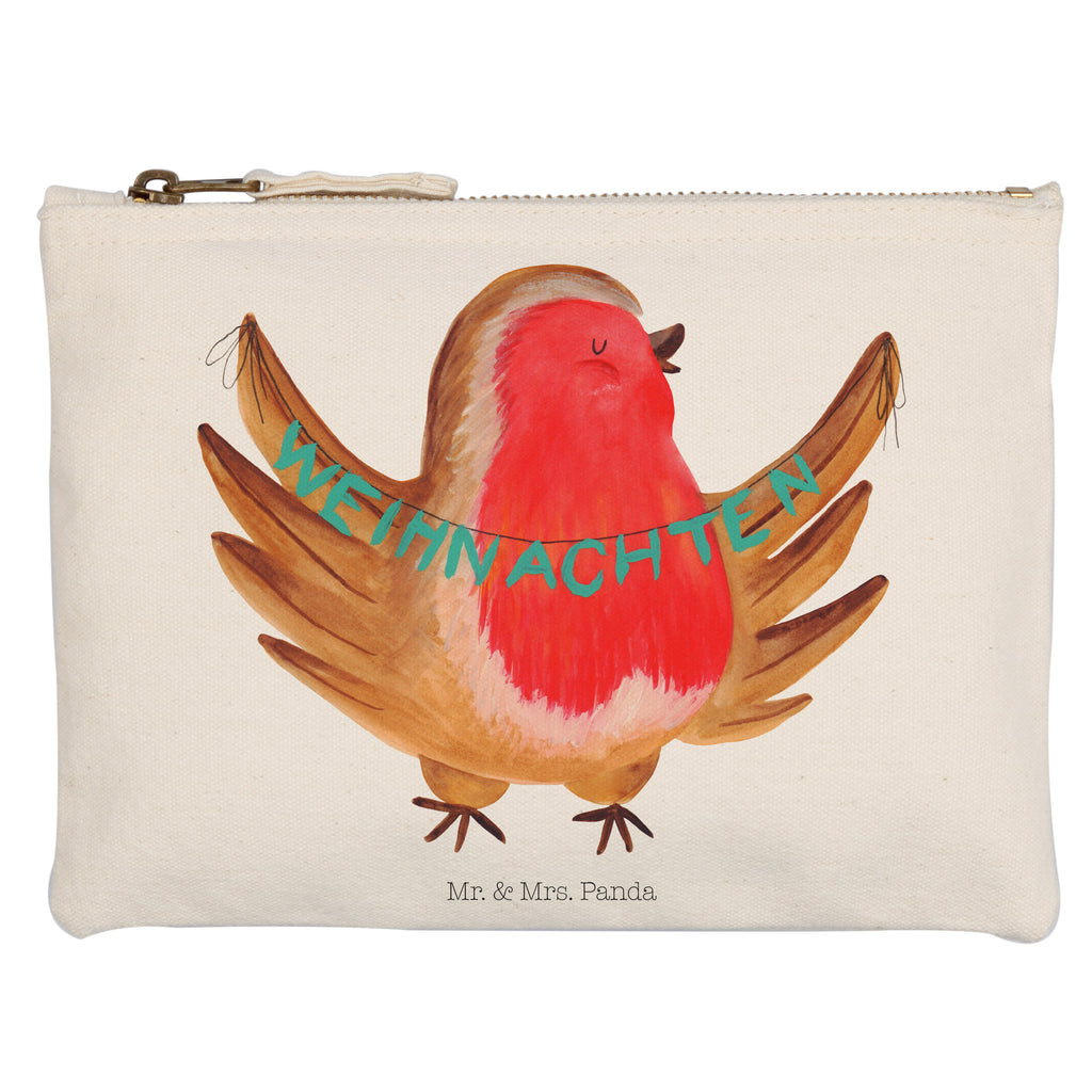 Schminktasche Rotkehlchen Weihnachten