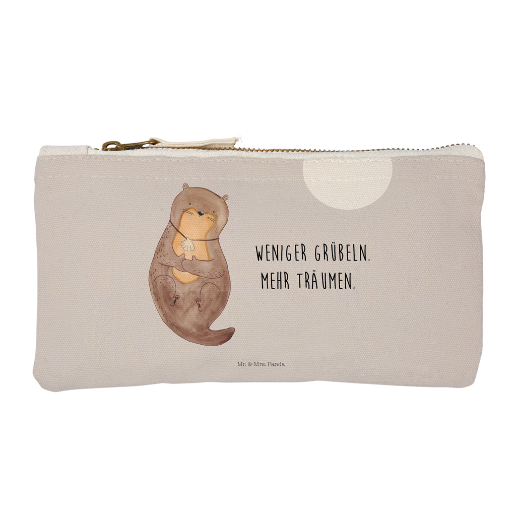 Schminktasche Otter mit Muschelmedaillon